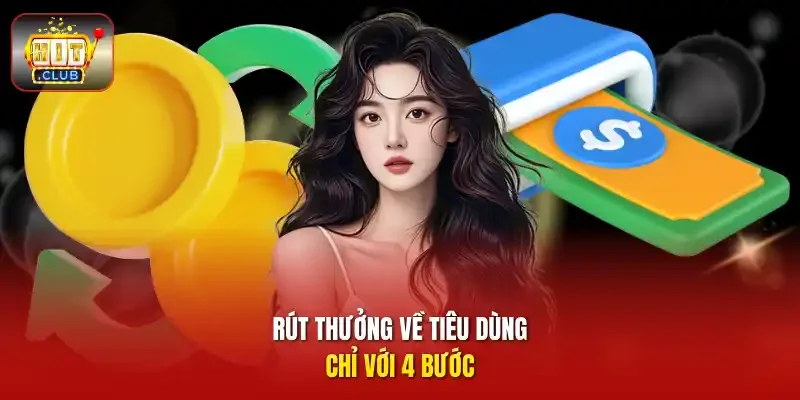 Rút thưởng về tiêu dùng chỉ với 4 bước